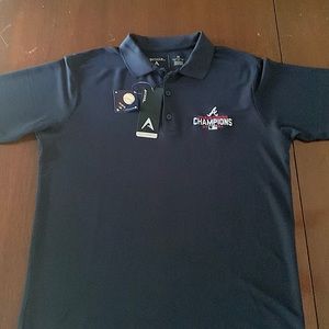 Antigua Official Atlanta Braves “World Champions” Polo 2021